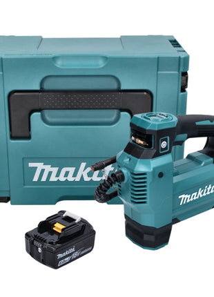 Makita DMP 181 G1J Akku Kompressor 18 V 11,1 bar + 1x Akku 6,0 Ah + Makpac - ohne Ladegerät