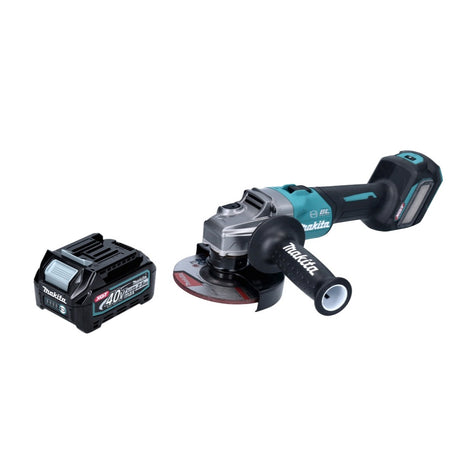 Amoladora angular a batería Makita GA 023 GD1 40 V máx. 125 mm sin escobillas XGT + 1x batería 2,5 Ah - sin cargador