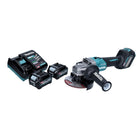 Makita GA 023 GD2 cordless angle grinder 40 V max. 125 mm brushless XGT + 2x rechargeable battery 2.5 Ah + charger