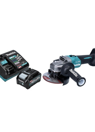 Amoladora angular a batería Makita GA 023 GM1 40 V máx. 125 mm sin escobillas XGT + 1x batería 4,0 Ah + cargador