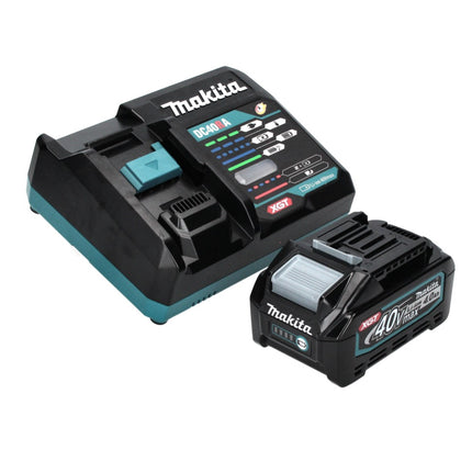 Smerigliatrice angolare a batteria Makita GA 023 GM1 40 V max. 125 mm Brushless XGT + 1x batteria 4,0 Ah + caricabatteria