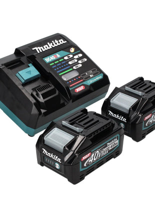 Makita GA 023 GM201 Akku Winkelschleifer 40 V max. 125 mm Brushless XGT + 2x Akku 4,0 Ah + Ladegerät + Makpac