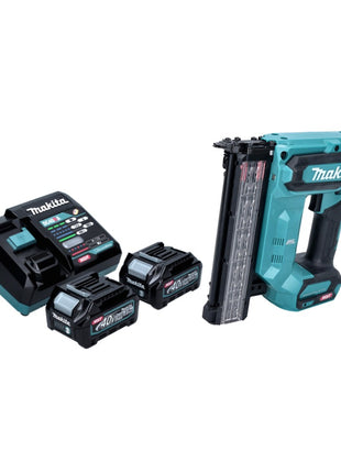 Makita FN 001 GD2 Akku Stauchkopfnagler 40 V max. XGT Brushless + 2x Akku 2,5 Ah + Ladegerät