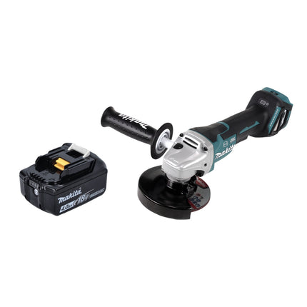 Amoladora angular sin cable Makita DGA 517 M1 18 V 125 mm sin escobillas + 1x batería 4,0 Ah - sin cargador