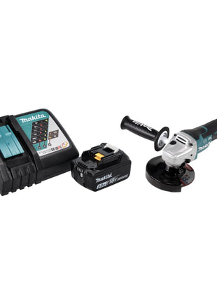 Makita DGA 517 RT1 Akku Winkelschleifer 18 V 125 mm Brushless + 1x Akku 5,0 Ah + Ladegerät