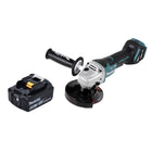 Makita DGA 517 G1 cordless angle grinder 18 V 125 mm brushless + 1x rechargeable battery 6.0 Ah - without charger