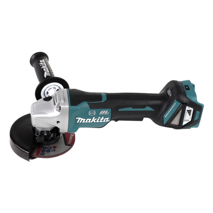 Amoladora angular sin cable Makita DGA 517 RG1 18 V 125 mm sin escobillas + 1x batería recargable 6,0 Ah + cargador