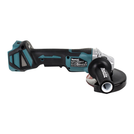 Smerigliatrice angolare a batteria Makita DGA 517 RG 18 V 125 mm brushless + 2x batteria ricaricabile 6,0 Ah + caricabatterie