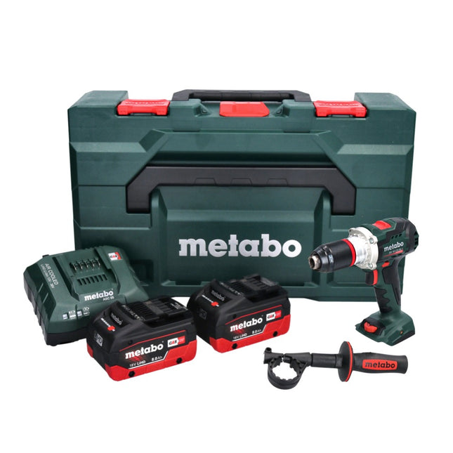 Metabo BS 18 LTX BL I Akku Bohrschrauber 18 V 130 Nm + 2x Akku 8,0 Ah + Ladegerät + metaBOX - Toolbrothers