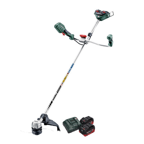 Desbrozadora de batería Metabo FSB 36-18 LTX BL 40 36 V (2x 18 V) bimando sin escobillas + 2x batería 5,5 Ah + cargador