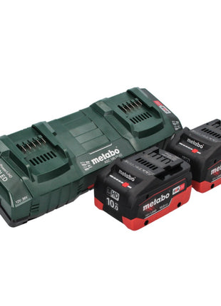 Metabo FSB 36-18 LTX BL 40 Akku Freischneider 36 V ( 2x 18 V ) Zweihandgriff Brushless + 2x Akku 10,0 Ah + Doppelladegerät