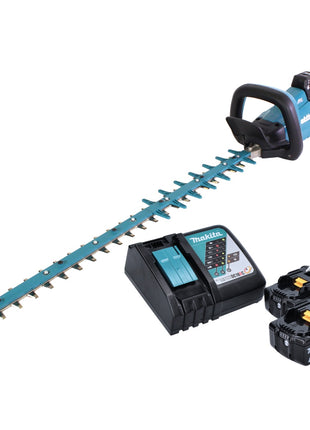 Makita DUH 752 RG Akku Heckenschere 18 V 75 cm Brushless + 2x Akku 6,0 Ah + Ladegerät