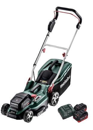 Metabo RM 36-18 LTX BL 36 Akku Rasenmäher 36 V ( 2x 18 V ) LTX Brushless + 2x Akku 5,5 Ah + Ladegerät - Toolbrothers