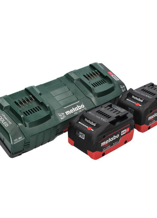 Metabo RM 36-18 LTX BL 36 Akku Rasenmäher 36 V ( 2x 18 V ) LTX Brushless + 2x Akku 5,5 Ah + Doppelladegerät - Toolbrothers