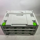 Festool Sortainer SYS 3 SORT 12 Sortiment Koffer mit 12 Faecher 491986 fuer Schrauben Duebel Naegel Beschaedigt 1 - toolbrothers