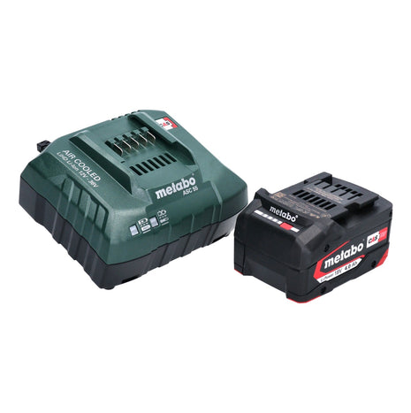 Metabo Basis Set 1x Li-Power Akkupack 18 V 4,0 Ah CAS Li-Ion Akku ( 625027000 ) + ASC 55 Ladegerät ( 627044000 )