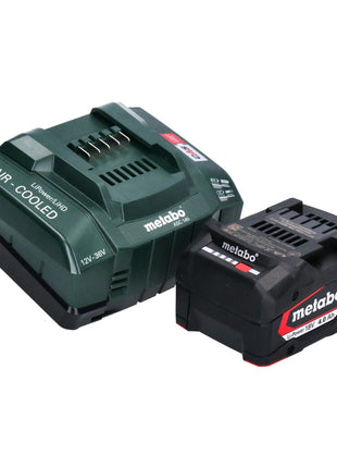 Metabo Basis Set 1x Li-Power Akkupack 18 V 4,0 Ah CAS Li-Ion Akku ( 625027000 ) + ASC 145 Schnell Ladegerät ( ‭627378000‬ )