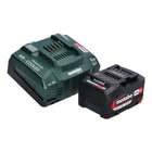 Set básico Metabo 1x batería Li-Power 18 V 4,0 Ah CAS Li-Ion (625027000) + cargador rápido ASC 145 (627378000)