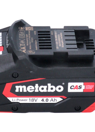 Metabo Basis Set 2x Li-Power Akkupack 18 V 4,0 Ah CAS Li-Ion Akku ( 2x 625027000 ) + ASC 145 Schnell Ladegerät ( ‭627378000‬ )