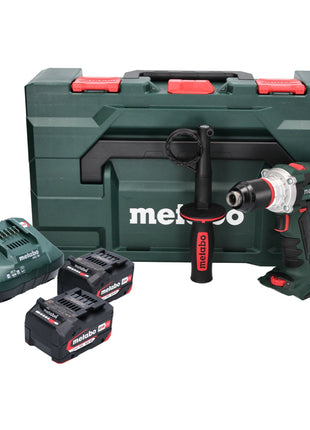 Metabo BS 18 LTX BL I Akku Bohrschrauber 18 V 120 Nm Brushless ( 602358500 ) + 2x Akku 4,0 Ah + Ladegerät + metaBOX