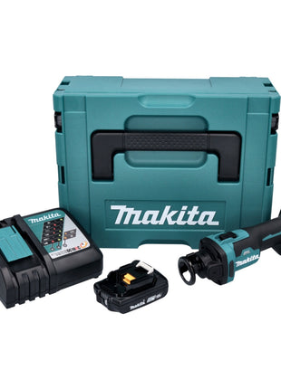 Makita DCO 181 RA1J Trancheuse rotative sans fil 18 V 32000 tr/min Brushless + 1x batterie 2,0 Ah + chargeur + Makpac