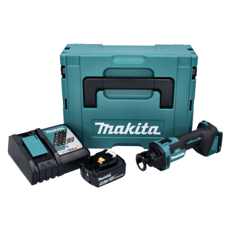 Makita DCO 181 RT1J Akku Rotationsschneider 18 V 32000 U/min Brushless + 1x Akku 5,0 Ah + Ladegerät + Makpac - Toolbrothers