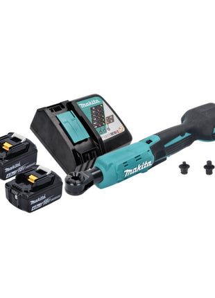 Makita DWR 180 RM Akku Ratschenschrauber 18 V 47,5 Nm 1/4" 3/8" + 2x Akku 4,0 Ah + Ladegerät