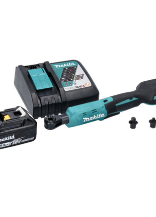 Visseuse à cliquet sans fil Makita DWR 180 RT1 18 V 47,5 Nm 1/4" 3/8" + 1x batterie 5,0 Ah + chargeur