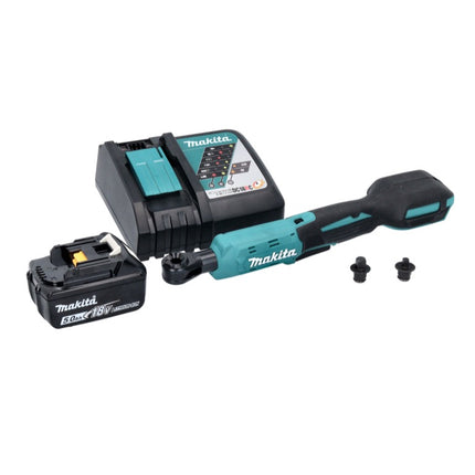 Makita DWR 180 RT1 cordless ratchet screwdriver 18 V 47.5 Nm 1/4" 3/8" + 1x rechargeable battery 5.0 Ah + charger
