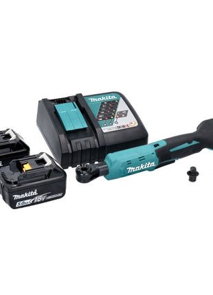 Visseuse à cliquet sans fil Makita DWR 180 RT 18 V 47,5 Nm 1/4" 3/8" + 2x batteries 5,0 Ah + chargeur