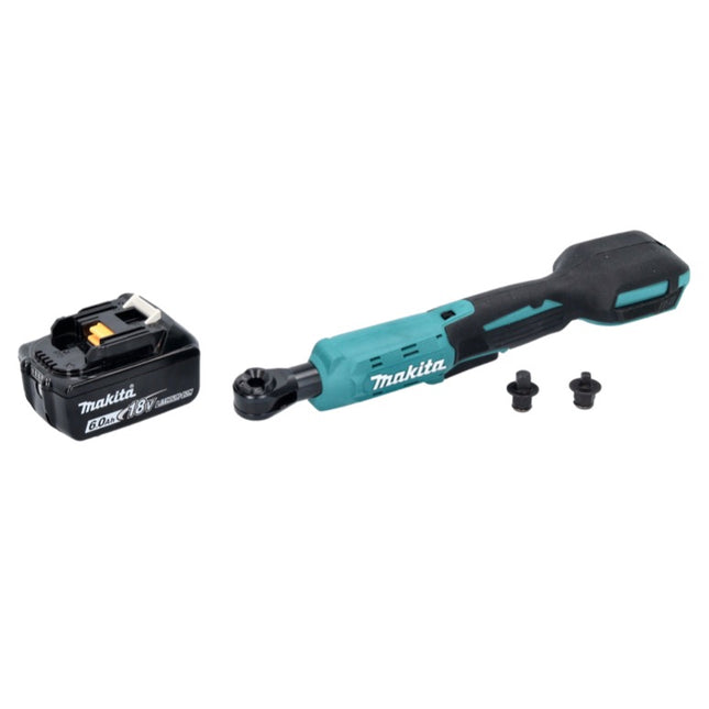 Makita DWR 180 G1 atornillador de carraca sin cable 18 V 47,5 Nm 1/4" 3/8" + 1x batería recargable 6,0 Ah - sin cargador