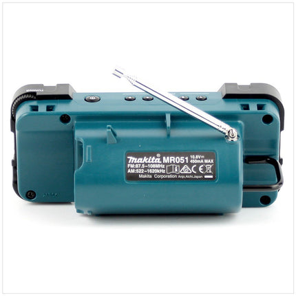 Makita MR 051 - 10,8 V Akku Radio - nur das Gerät ohne Akku und Zubehör - Toolbrothers