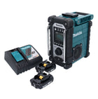 Makita DMR 107 RA Akku Baustellen Radio 7,2 - 18 V + 2x Akku 2,0 Ah + Ladegerät