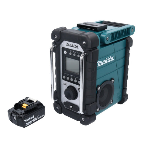 Makita DMR107G1 Radio de chantier sans fil 7,2V- 8V + 1x Batterie 6,0Ah - sans chargeur