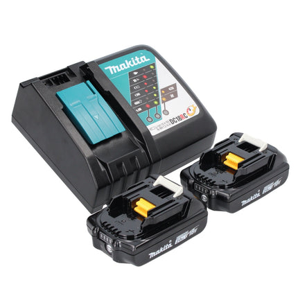 Trapano avvitatore a batteria Makita DDF 485 RAJ 18 V 50 Nm brushless + 2x batteria ricaricabile 2,0 Ah + caricabatterie + Makpac