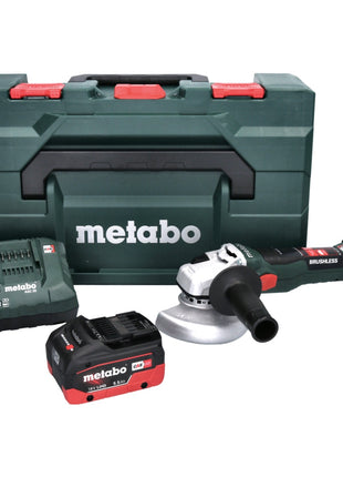 Metabo W 18 LT BL 11-125 Akku Winkelschleifer 18 V 125 mm Brushless + 1x Akku 5,5 Ah + Ladegerät + metaBOX - Toolbrothers