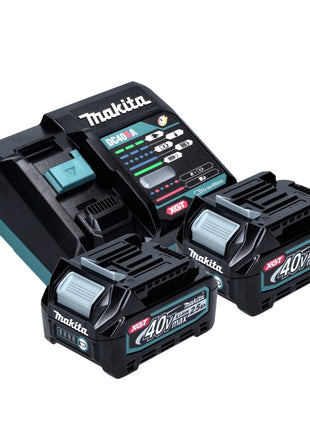 Makita HS 009 GD201 Akku Handkreissäge XGT 40 V max. 235 mm Brushless + 2x Akku 2,5 Ah + Ladegerät + Koffer