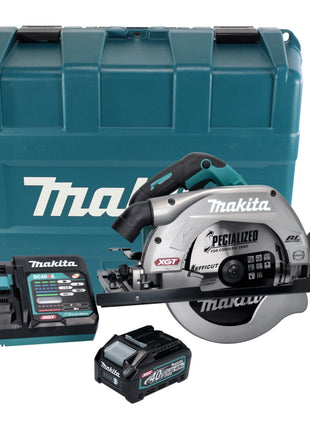 Makita HS 009 GM101 Akku Handkreissäge XGT 40 V max. 235 mm Brushless + 1x Akku 4,0 Ah + Ladegerät + Koffer