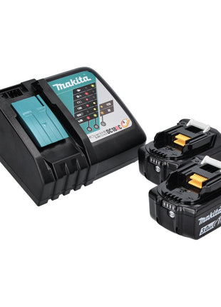 Cisaille à gazon sans fil Makita DUM 111 RFX, cisaille à arbustes 18 V + 2 batteries 3,0 Ah + chargeur