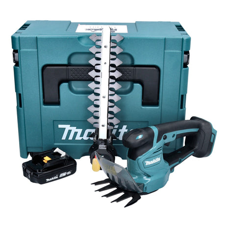 Makita DUM 111 A1XJ Cisaille à gazon sans fil 18 V + 1x batterie 2,0 Ah + Makpac - sans chargeur