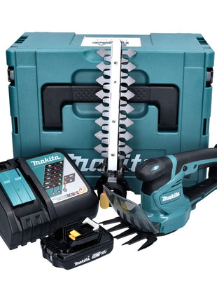 Makita DUM 111 RA1XJ Akku Grasschere Strauchschere 18 V + 1x Akku 2,0 Ah + Ladegerät + Makpac