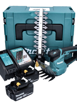 Makita DUM 111 RFXJ cortacésped a batería cortasetos 18 V + 2x baterías 3,0 Ah + cargador + Makpac