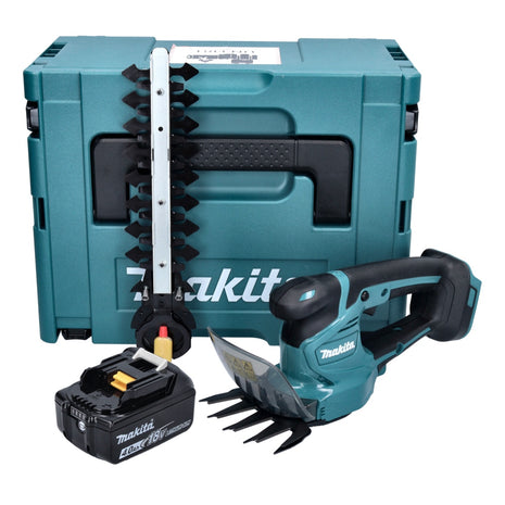 Makita DUM 111 M1XJ cortacésped a batería cortasetos 18 V + 1x batería 4,0 Ah + Makpac - sin cargador