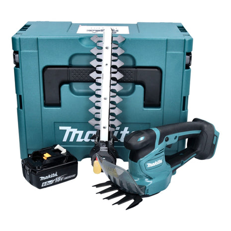 Makita DUM 111 G1XJ Cisaille à gazon sans fil 18 V + 1x batterie 6,0 Ah + Makpac - sans chargeur