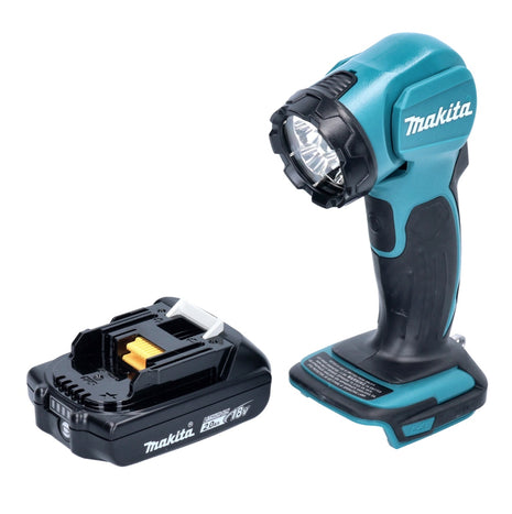 Makita DEADML 815 A1 Lampada portatile a LED 14,4 - 18 V 160 lm + 1x batteria ricaricabile 2,0 Ah - senza caricabatterie