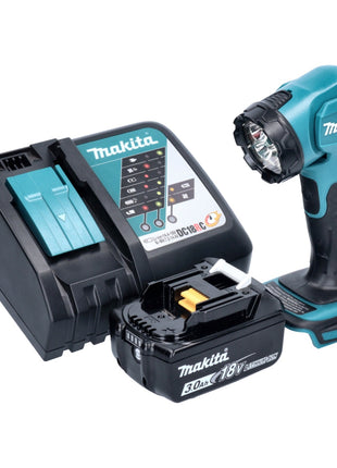 Makita DEADML 815 RF1 LED Akku Handleuchte 14,4 - 18 V 160 lm + 1x Akku 3,0 Ah + Ladegerät