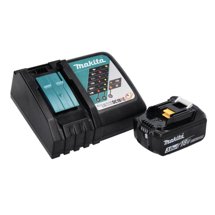 Makita DEADML 815 RF1 Lámpara de mano LED sin cable 14,4 - 18 V 160 lm + 1x batería recargable 3,0 Ah + cargador