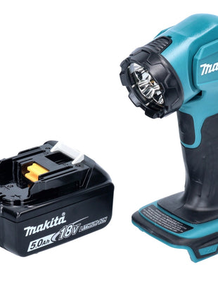 Makita DEADML 815 T1 LED Akku Handleuchte 14,4 - 18 V 160 lm + 1x Akku 5,0 Ah - ohne Ladegerät