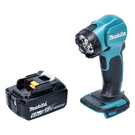 Makita DEADML 815 G1 Lampada portatile a LED 14,4 - 18 V 160 lm + 1x batteria ricaricabile 6,0 Ah - senza caricabatterie