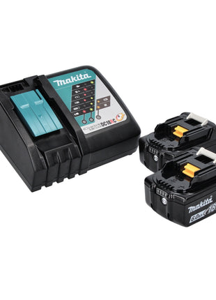 Makita DEADML815RG Lampe portative sans fil LED 160 lm 14,4 - 18V + 2x Batteries 6,0Ah + Chargeur